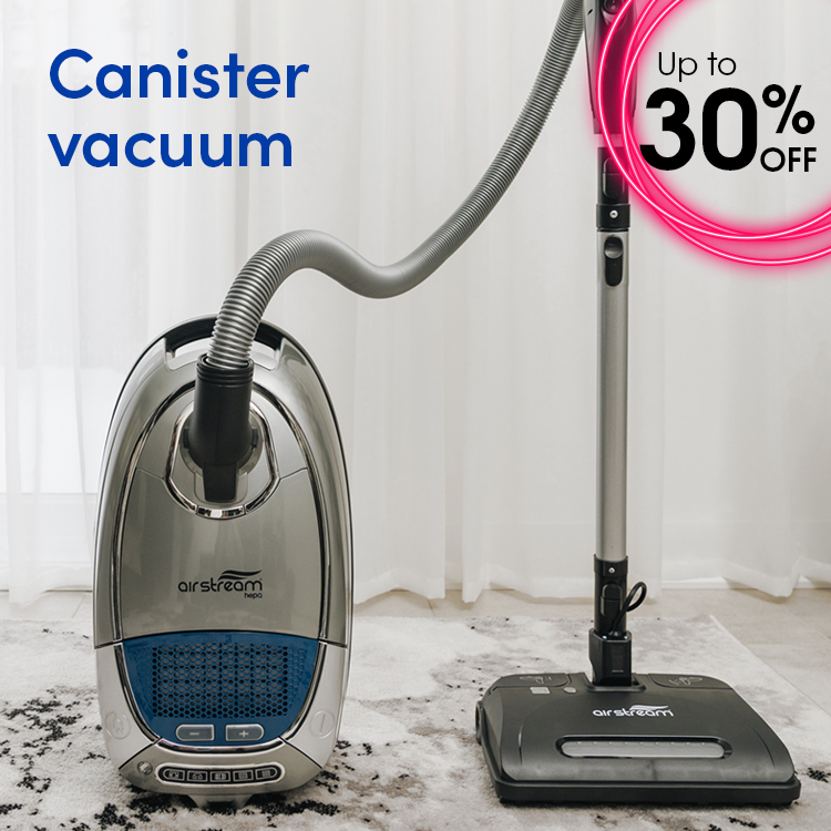 Promo save up to 30% on Canister vacuum