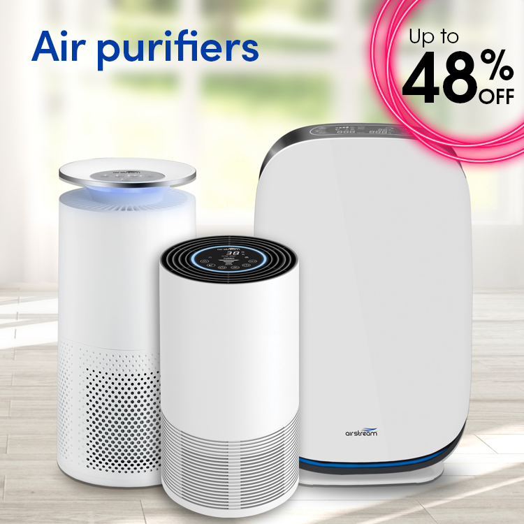Promo save up to 48% on air purifier